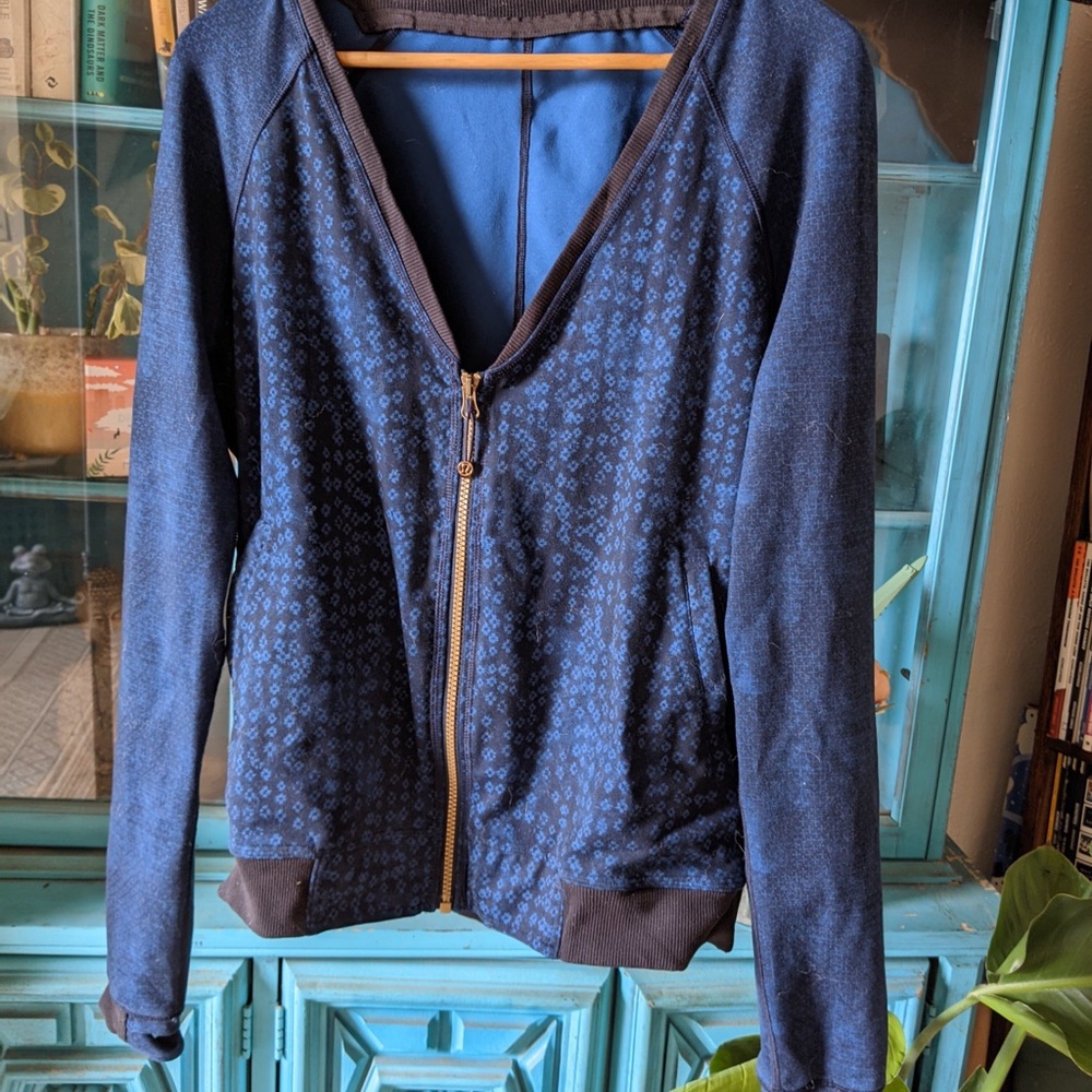 Lululemon Sashiko Inkwell Cardigan